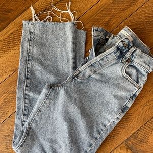 pacsun high rise straight leg jeans